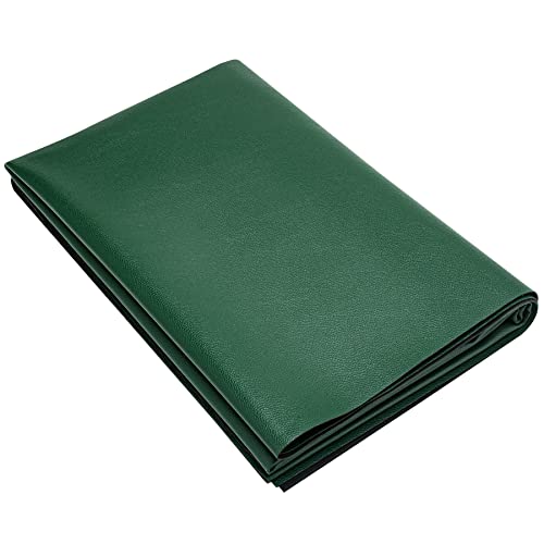 Premium Soft PU Leather Fabric 36" x 54" - Durable, Waterproof, and Versatile Faux Leather for Upholstery, DIY Crafts, and More (Rich Green) 6 Premium Soft PU Leather Fabric 36" x 54" - Durable, Waterproof, and Versatile Faux Leather for Upholstery, DIY Crafts, and More (Rich Green) - Image 5