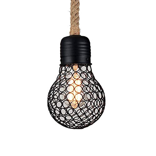 Lumin suspendu antique industriel en fer pour sublimer un plafond bas