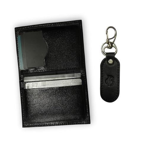 Carteira Masculina Couro Legítimo J'PRIB + Chaveiro Original Slim Proteção RG CNH 5 Cartões Notas (Modelo 10)