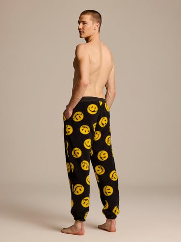 JOE BOXER Cozy Sherpa Men's Pajama Pants, Jogger PJ With Pockets for Lounging4