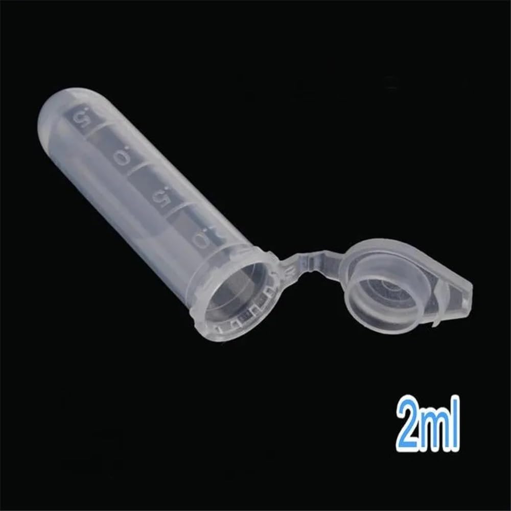 Équipements et fournitures de laboratoire Tubes en plastique avec bouchon for échantillons de laboratoire, 2 ml, 5, 7, 10, 15, 100/200/300/500 pièces