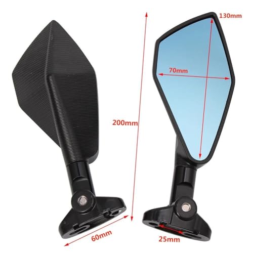Retrovisor para CBR 1000 RR con cristal antirreflejos lateral 5