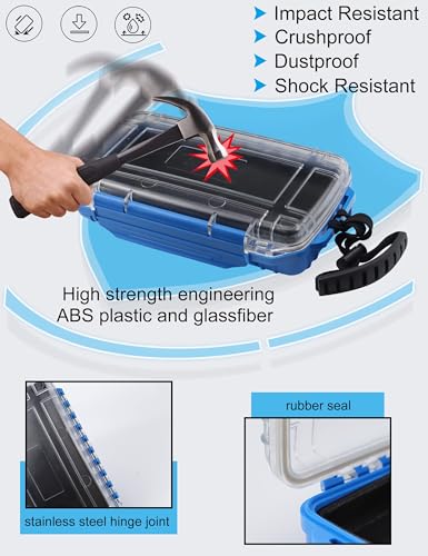 image for Hlotmeky Dry Box Waterproof Box for Kayaking Boat Waterproof Phone Box