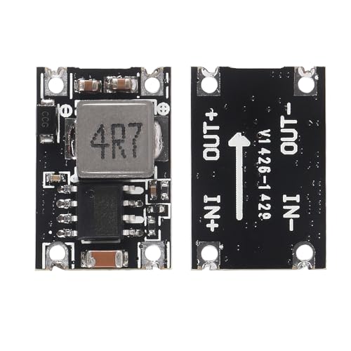 AITRIP 10PCS DC-DC Power Supply Module Adjustable Voltage Regulator Module 5V-30V to 3.3V 5V 9V 12V 3A for Car Motorcycle Battery Charging (5V)2