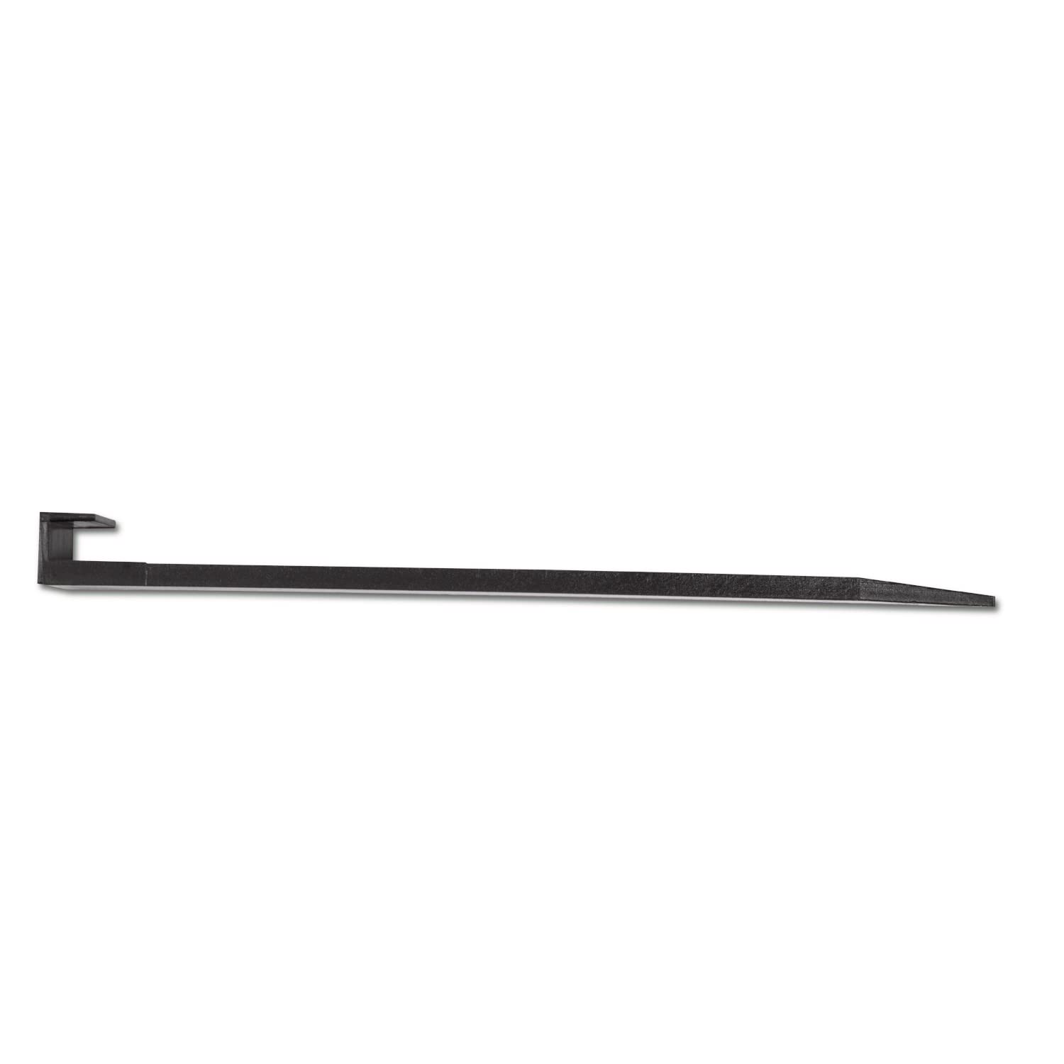 EasyFlex Estacas de Anclaje de Nailon para Paisaje, 100 Unidades, Color Negro