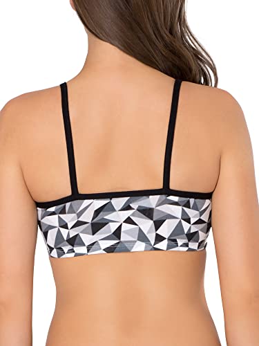 Image of Fruit of the Loom Women's Spaghetti Strap Cotton Sports Bra - All-Day Comfort & Easy Movement