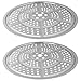 BLUE ELF Premium 2-Pack Canning Rack for Pressure Cooker - Stainless Steel - for Presto, All American Pressure Canner and More - 11 Inch (28cm Canners for Canning)