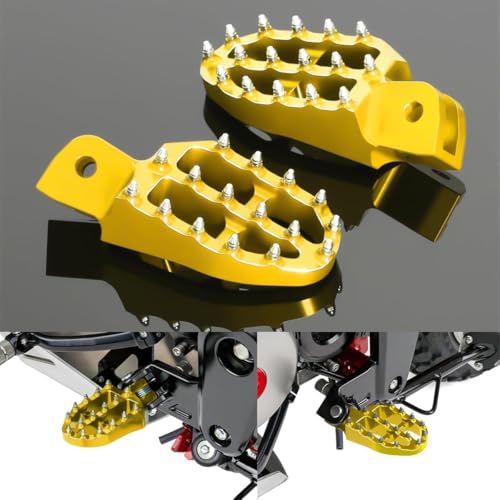 Repose-pieds avant Monkey 125 anti-glisse en aluminium or pour éliminer les vibrations