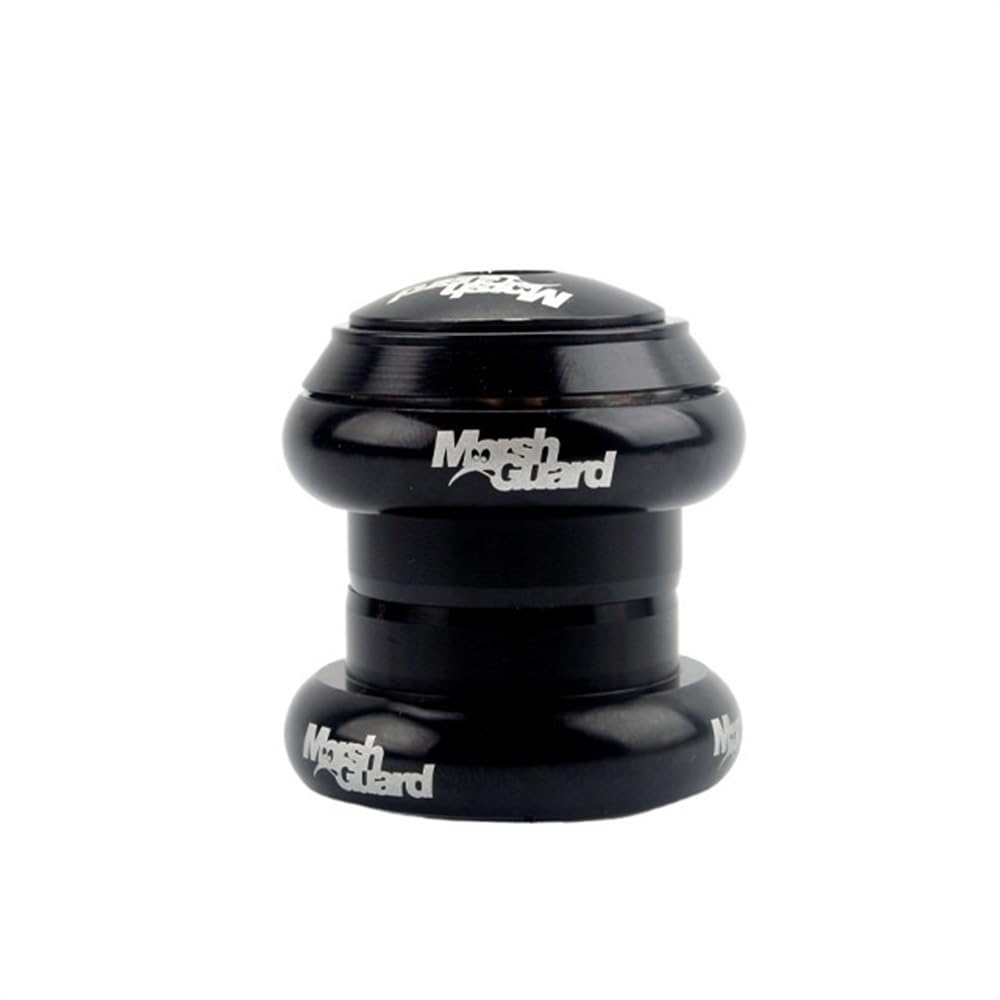 SteuersäTze MTB Road Fahrrad BMX Headset 34 MM CNC 28,6mm Gerade Rohr Fahrrad Gabel Fahrrad Vorbau Interne Lenkung 2 Lager Versiegelt Top Cap Abdeckung Ahead Kappe(Noir)