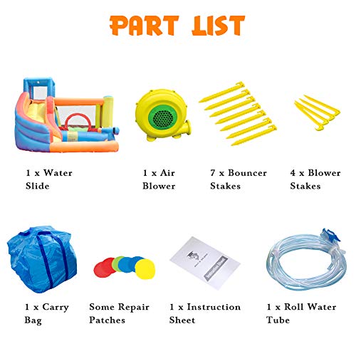 Inflatable Bounce Slide House Jumper Water Slide Park Combo For Kids Outdoor Party With Air Blower #TOP5