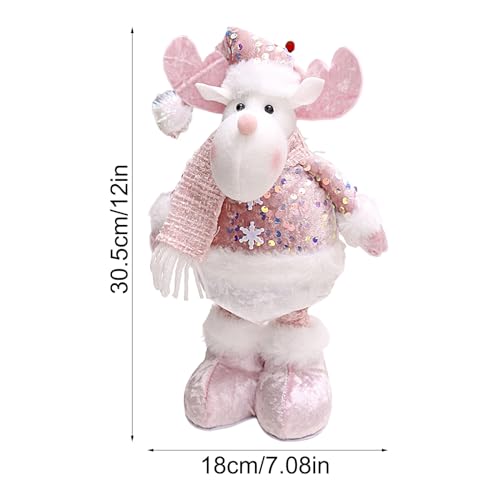 Peluche Père de Neige décoratif salon maison douce rétractable - 6