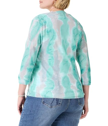 Image of NIC+ZOE Women's Watercolor Waves 4-Way Cardigan