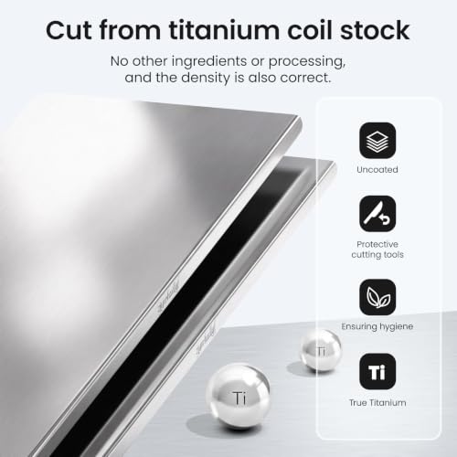 Tabla de cortar titanium para cocina, grande, apta para lavavajillas, fácil de limpiar, antideslizante y de bajo ruido (19.6"x15.3") miniatura 2