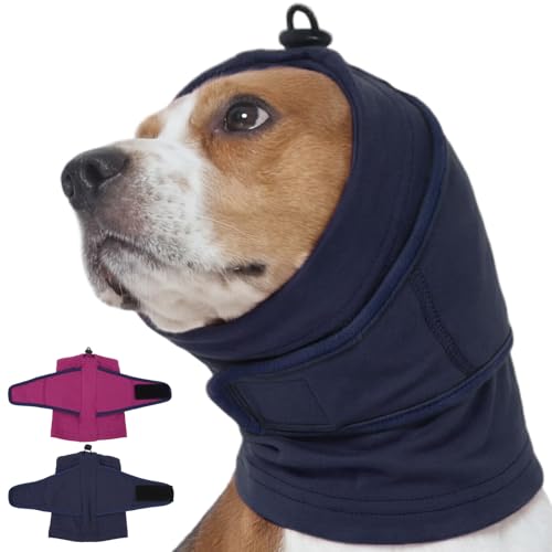 Image of Nanaki Dog Ear Muffs for Fireworks&Thunderstorm,Dog Ear Covers for Bath | Soft Head Wrap For Ear Hematoma, for Vacuum,Grooming,Vet Visit, Adjustable Quiet Ears for Dogs Noise Protection,Neck Warmer