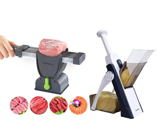 Safe Mandoline Slicer Blue+ Meat Slicer