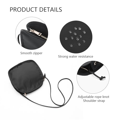 Canvas Small Round Bag—Unique Round Design Women's Crossbody Bags for Fashion and Large Capacity3