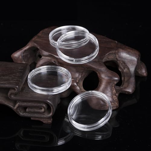 Capsulas de moneda transparentes para colección 33mm miniatura 7