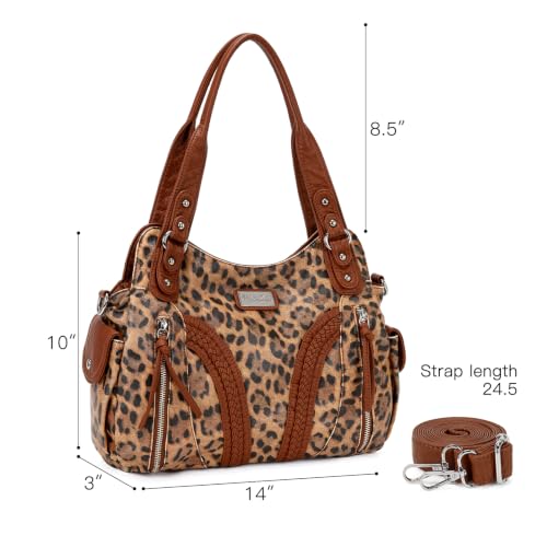 Image of Montana West Hobo Bag Soft Handbag with Crossbody Strap | Everyday Use Purses for Women, Large Capacity Handbag, Casual Hobo Bag