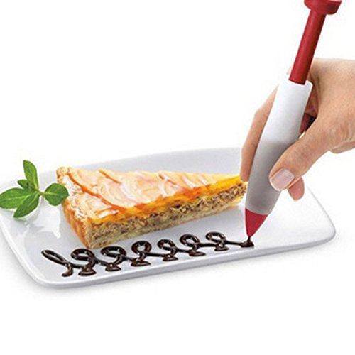Silicone Food Writing Pen Chocolate Decorating tools Cake Mold Cream cup, cookie Icing Piping Pastry Nozzles kitchen accessories