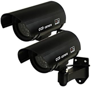 Rheme Quality Dummy Fake Outdoor Indoor CCTV Security Camera Blinking W/led Nightcam (2)
