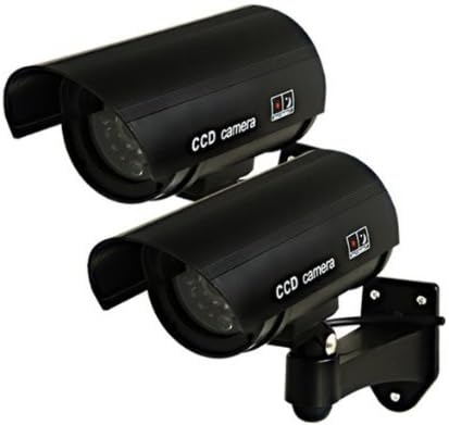 Rheme Quality Dummy Fake Outdoor Indoor CCTV Security Camera Blinking W/led Nightcam (2)