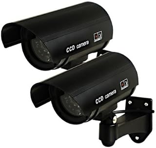Rheme Quality Dummy Fake Outdoor Indoor CCTV Security Camera Blinking W/led Nightcam (2)