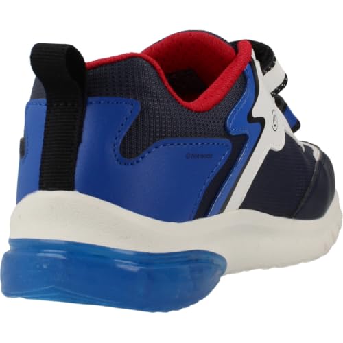 Geox Garçon Ciberdron Boy Shopping-Feed;niño;Zapatillas-Bajas-niño, Navy Royal, 35 EU