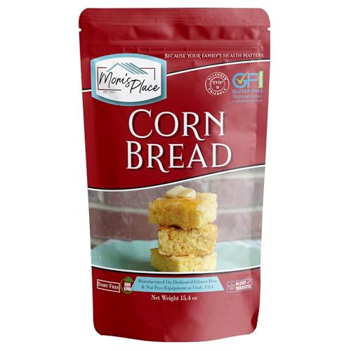 Mom's Place Gluten-Free Cornbread Mix - Dairy Free, Nut Free & Soy Free, 15.4 oz