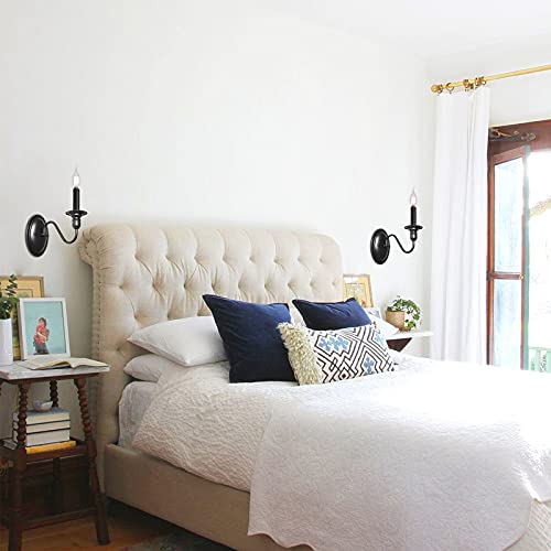 Jdfeifff Black Wall Sconces Set Of 2 thumb #8