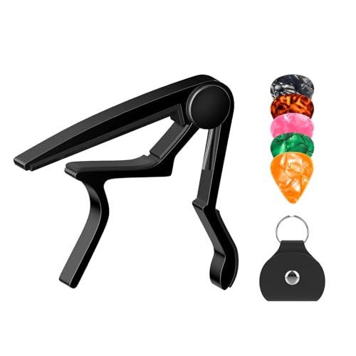 Cejilla de guitarra, Cejilla para guitarra acústica, 6 cuerdas y 12 cuerdas, Cejilla de guitarra con...