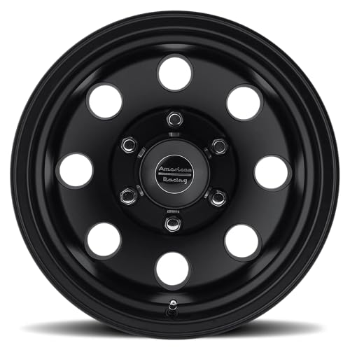 American Racing AR172 BAJA 15X7 6X5.5 3.76 -6mm SATIN BLACK - AR1725783B