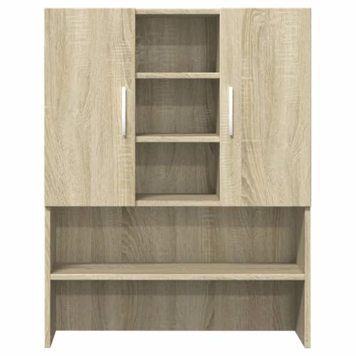 Mueble para lavadora ocultar desorden solución de almacenamiento para baños pequeños 6