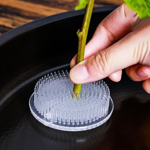 Outils d'insertion florale de table à fixation stable pour kenzan transparent moderne - 4