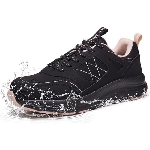Best Steel Toed Shoes 2024: Top Picks for Safety & Comfort 14 Mirekix Wide Steel Toe Shoes for Women, Waterproof Non Slip Lightweight Indestructible Safety Sneakers for Construction (blackyellow-wide39) Blackpink