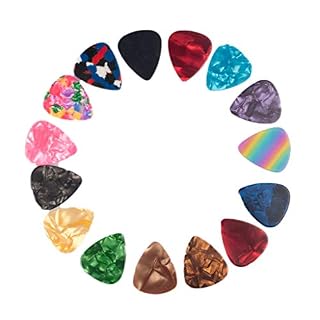 KINGDUO 500Pcs sans Choix De Guitare Standard Médiators Celluloïd - Les Beatles, Paul McCartney, John Lennon, RIngo Starr, George Harrison