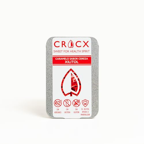 CRACX SABOR CEREZA 35GRM - CARAMELOS DE XILITOL SIN AZUCAR