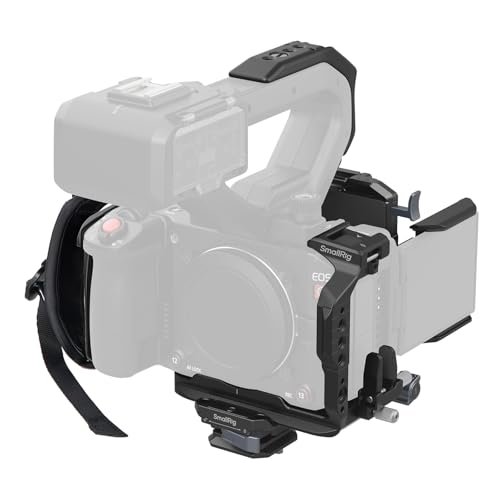 Cage Canon C50 SmallRig 5658 avec extension XLR et plaque V-Mount pour tournage pro