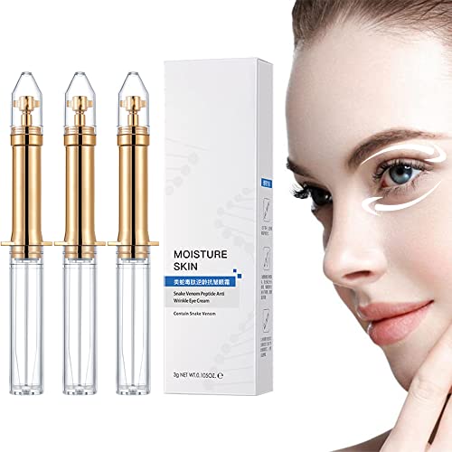 Chaffee Life Snake Venom Peptide, Chaffee Life Snake Venom Peptide Anti-Wrinkle Eye Cream, Snake Venom Peptide Eye Cream ChafeeLife, Remove Eye Bags/Dark Circles/Eye Wrinkles (3Pcs) Cover