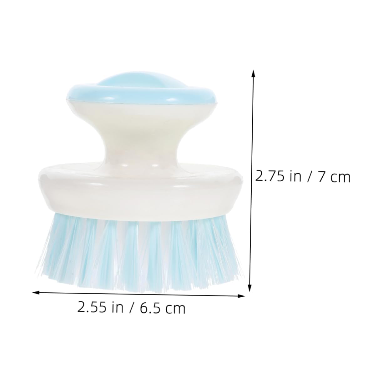 WOFASHPURET 2Pcs Kitchen Dish Scrubber Brush Ergonomic Handle for Deep Cleaning Dishes and Pots High Efficiency Grease Remover Durable Scrubbing Tool for Home Use