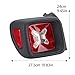 Left Black Halogen Tail light Assembly Compatible With Jeep Renegade 2015-2023 Rear Brake Stop Lamp W/O Side Light Driver Side