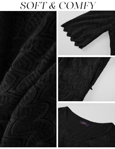 Image of Dressystar Women's Short Sleeve Lace Wedding Guest Dress V Neck A Line Formal Cocktail Evening Party Dresses 2025