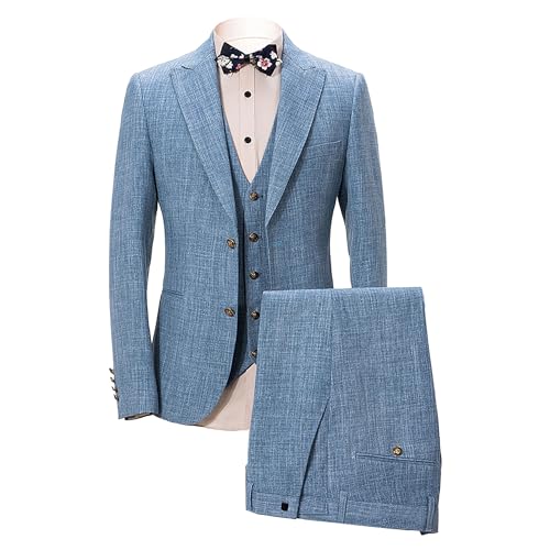 Costume de marié homme bleu azur pour célébrer votre mariage