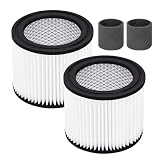 2 Pack 90398 Replacement Filter Kit for 1–5 Gallons Wet/Dry Shop Vac