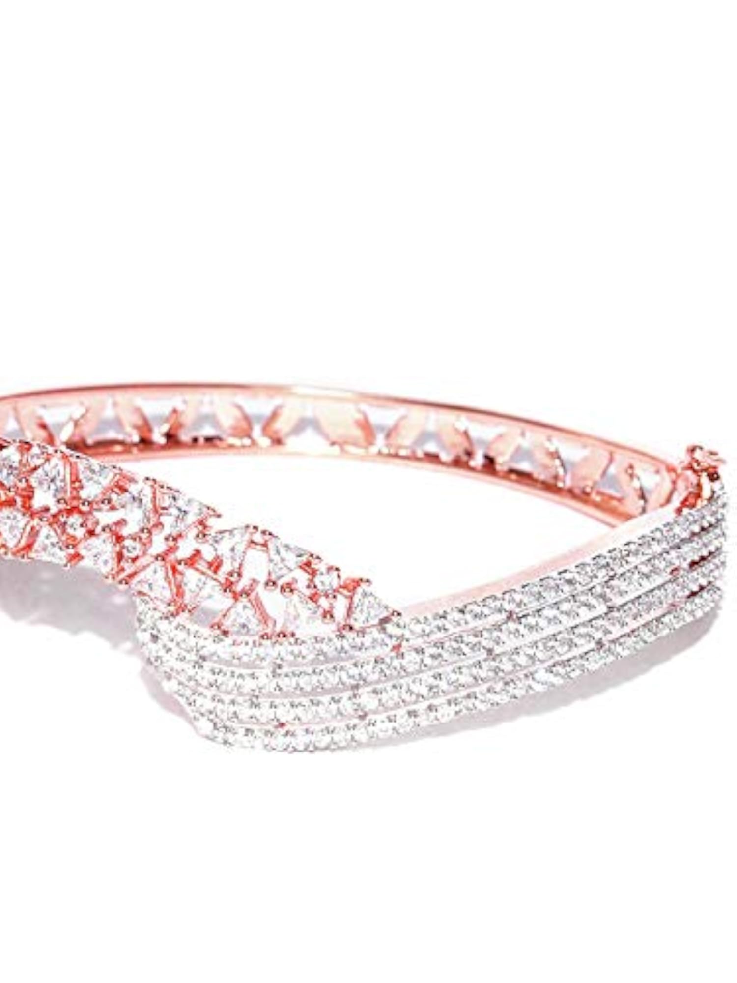 Love Bound Bracelet for Bangle-Style Geometric Interlock Closure