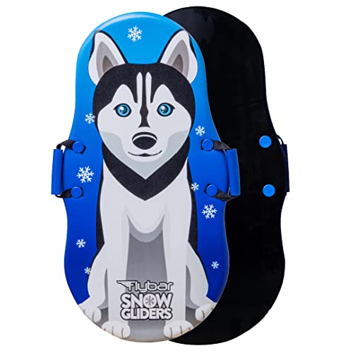 Flybar Kids 36" Husky Dog Foam Toboggan Snow Sled with Slick Bottom & PE Core Build for Boys and Girls Ages 5+, Holds Up to 110 Lbs by Flybar - Used condition - US$16.91
