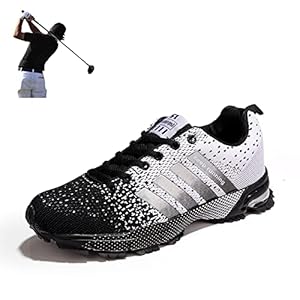 USGitke Zapatos de Golf para hombre y mujer,zapatillas trans