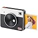 Produktbild Kodak Mini Shot 3, Retro Sofortbildkamera und tragbarer Fotodrucker, IOS und Android, 4Pass-Technologie (76 x 76 mm) - Weiß - 8 Blatt.