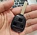 Horande Replacement Key Fob Cover Case fit for Toyota Landcruiser 100 FJ Cruiser Camry Lexus ES is GS GX RX Key Fob Shell
