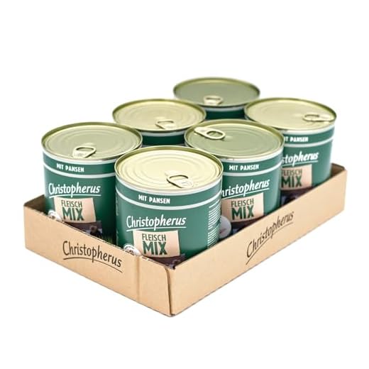 GranataPet Mini Royal Lamm & Kartoffel, Nassfutter für Hunde, Hundefutter ohne Getreide & ohne Zuckerzusatz, Alleinfuttermittel für ausgewachsene Hunde, 11 x 150 g 5 Christopherus Fleischmix, Mit Pansen, Vollnahrung für Hunde, Nassfutter, 6 x 800 g