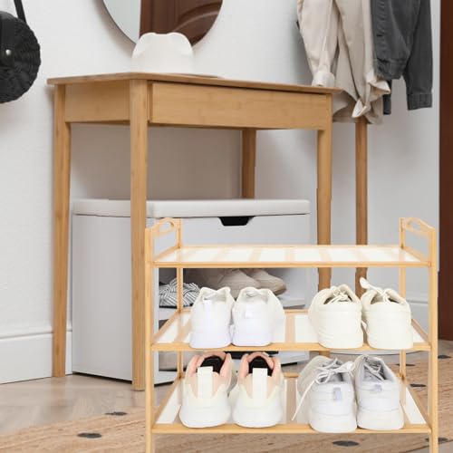 Étagère à chaussures multi-niveaux pour entrée et dortoir